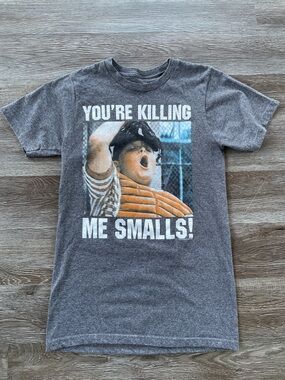The Sandlot 'You're Killing Me Smalls!' Graphic Tee Adult Small Gray